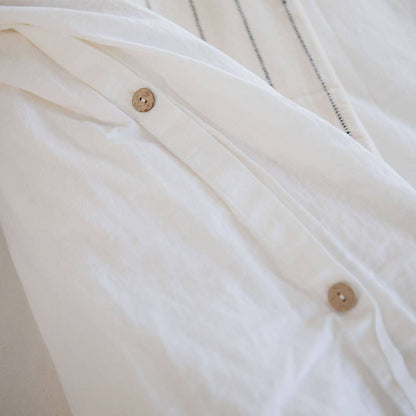 Signature Linen Cotton Blend Duvet Cover Set