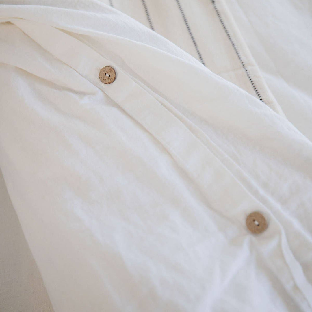 Signature Linen Cotton Blend Duvet Cover Set