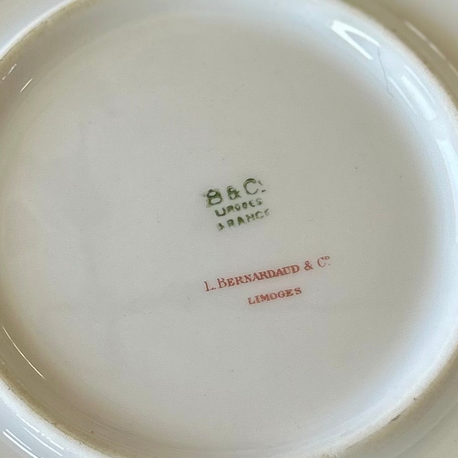 Antique Limoges Gravy Boat & Underplate c.1900 | L. Bernardaud & Co. France