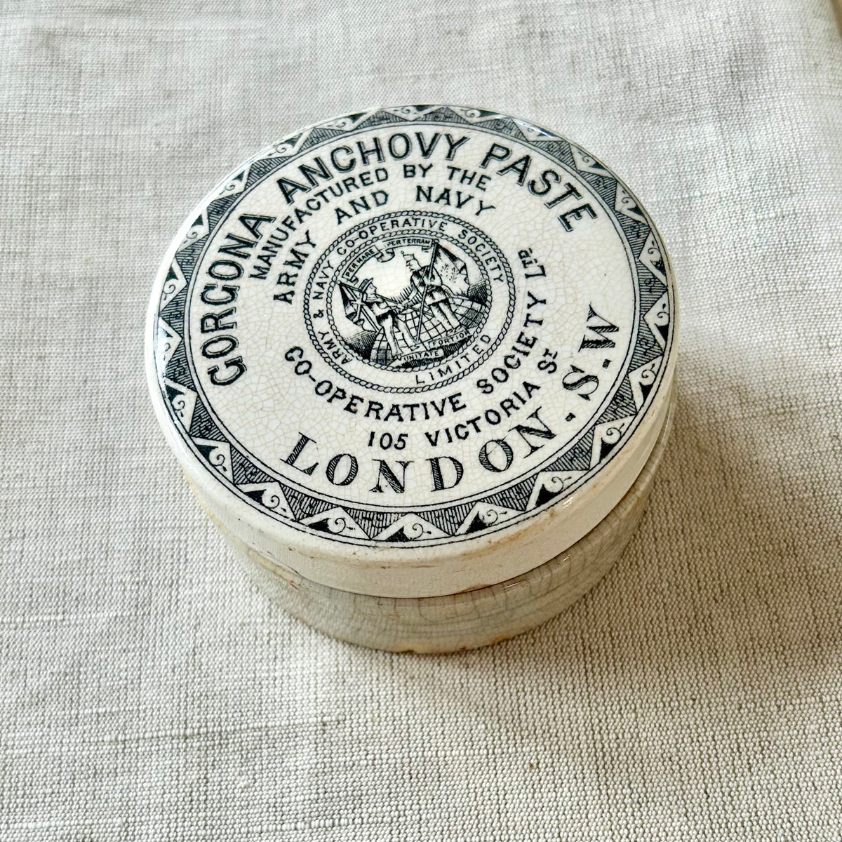 Gorcona Anchovy Paste Jar with Original Lid