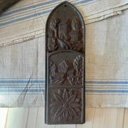 Antique cast iron wall mounted match holder