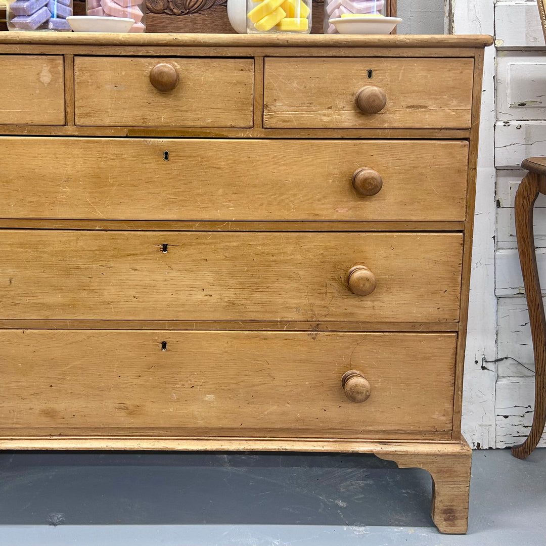 Antique Quebec pine dresser