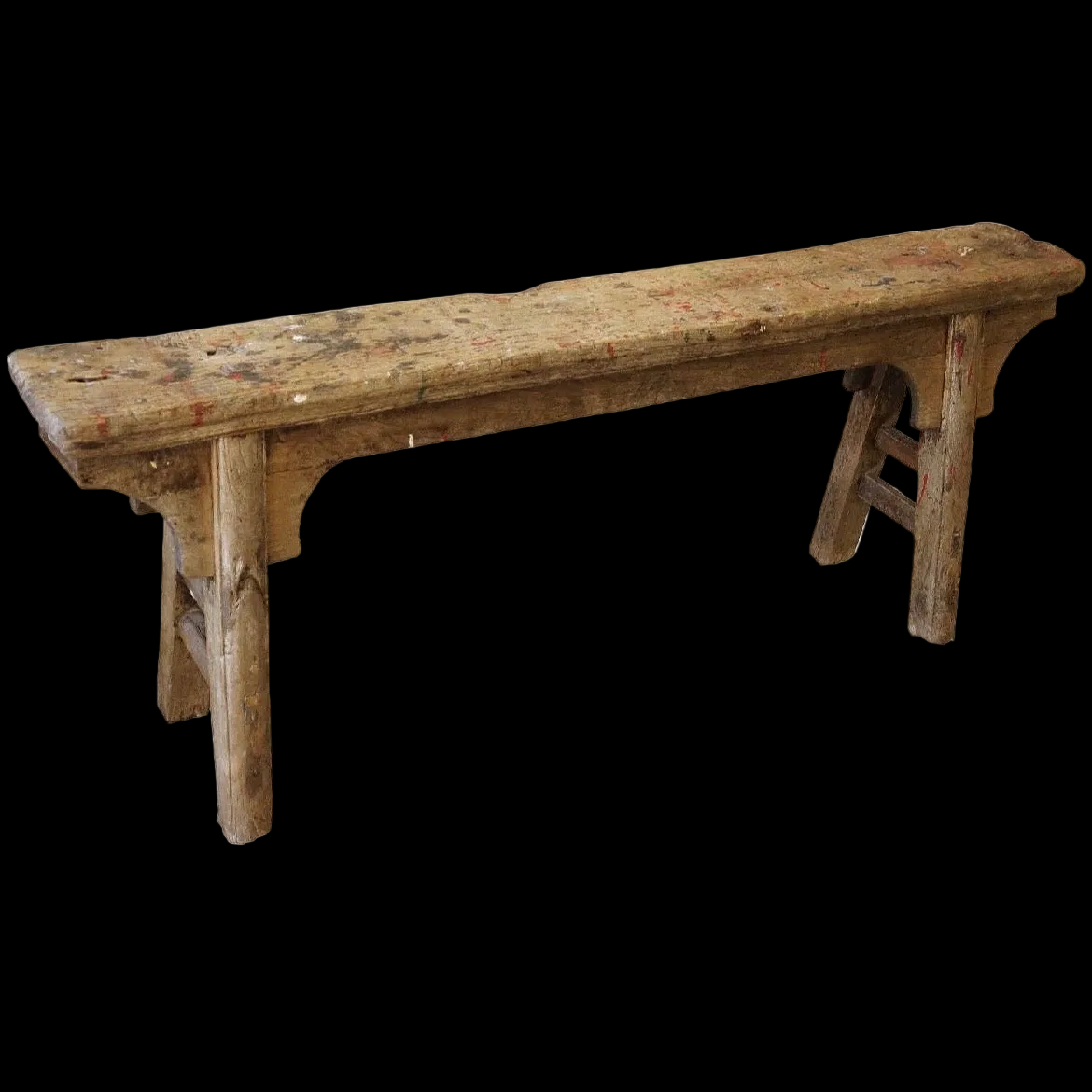Vintage Narrow Bench, Ornate