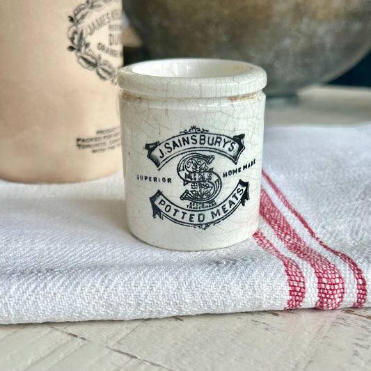 Antique J. Sainsbury’s Potted Meats Jar