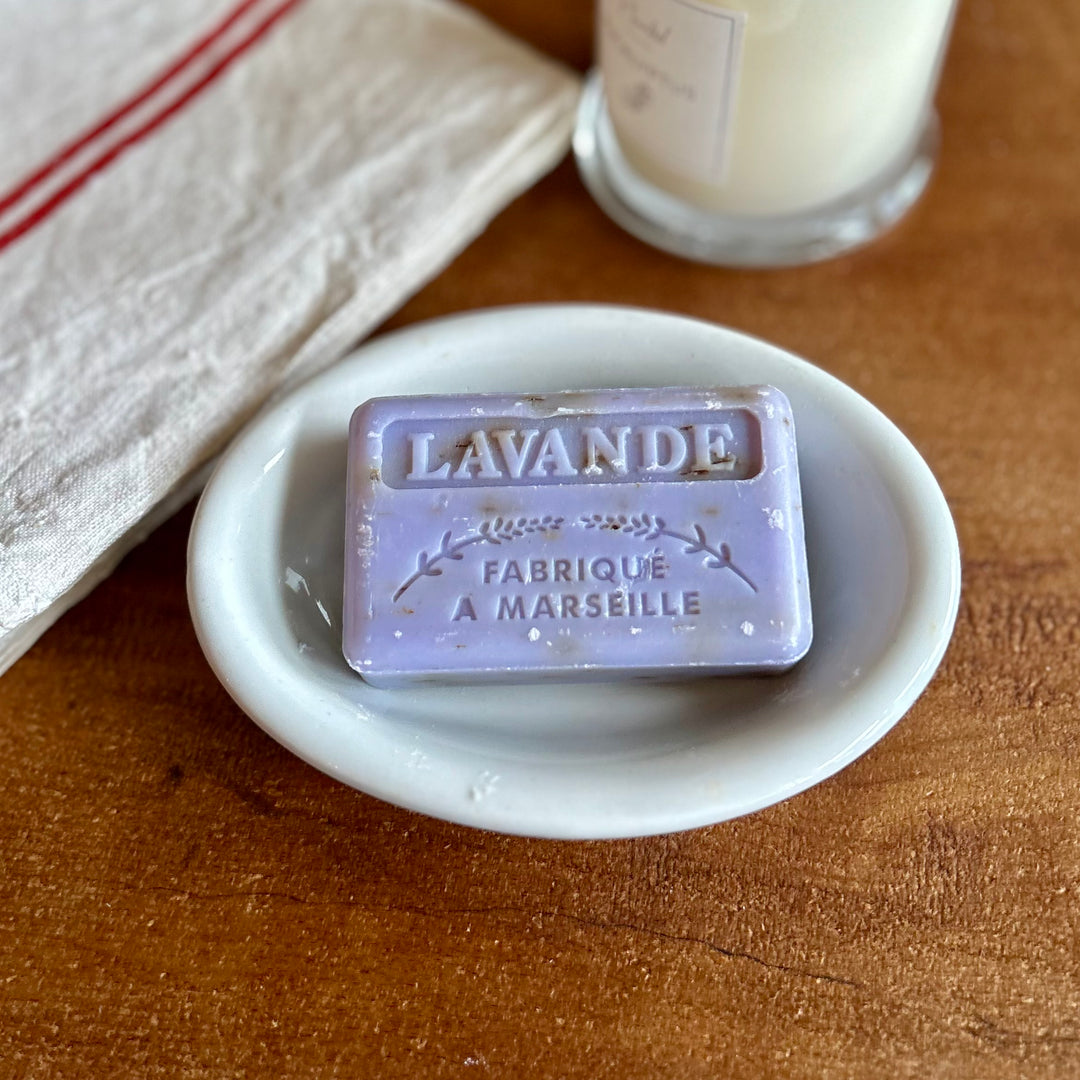 Vintage English Ironstone Soap Dish | John Maddock & Sons