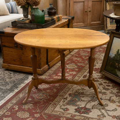 Antique English Tilt-Top Occasional Table circa 1880-1900
