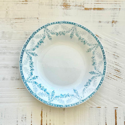 Antique French Faïence Soup Plate – Service Mignon by Labrador (9.5”)