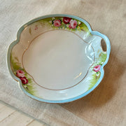 Antique Hand-Painted Nippon Rose Dish (c.1900–1920)