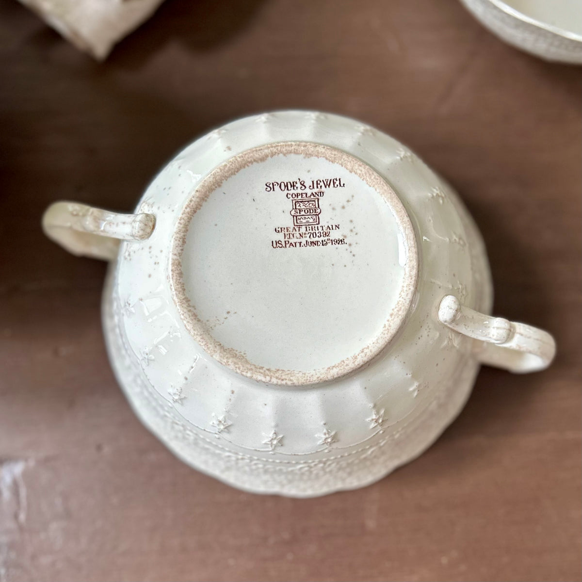Vintage Spode Jewel Soup Bowls — Set of 4 (two sets available)