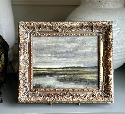 Land and Sea in Custom Vintage Frame 8x10”