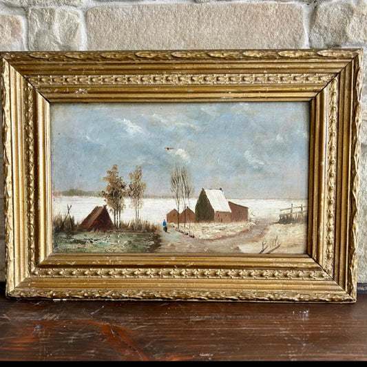 Oil on Board - L’Hiver