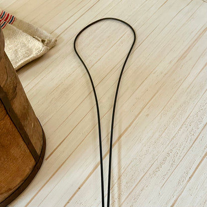 Primitive Rug Beater with Hand-Turned Handle