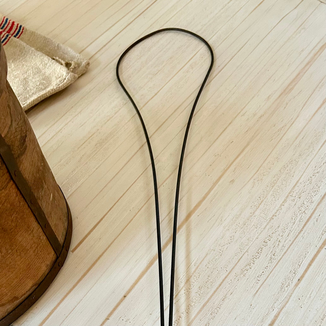 Primitive Rug Beater with Hand-Turned Handle