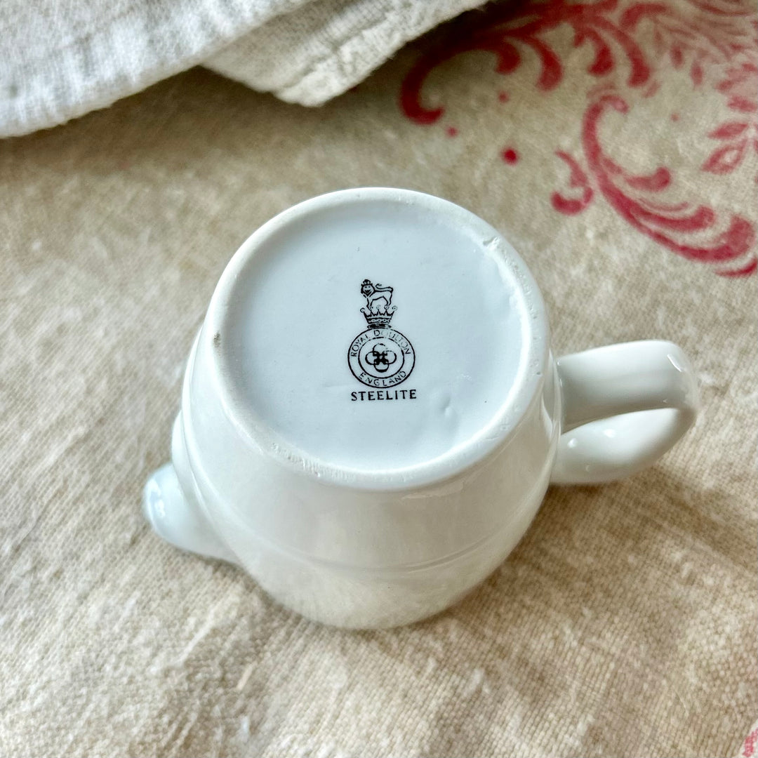 Vintage Steelite Ironstone Creamer – England