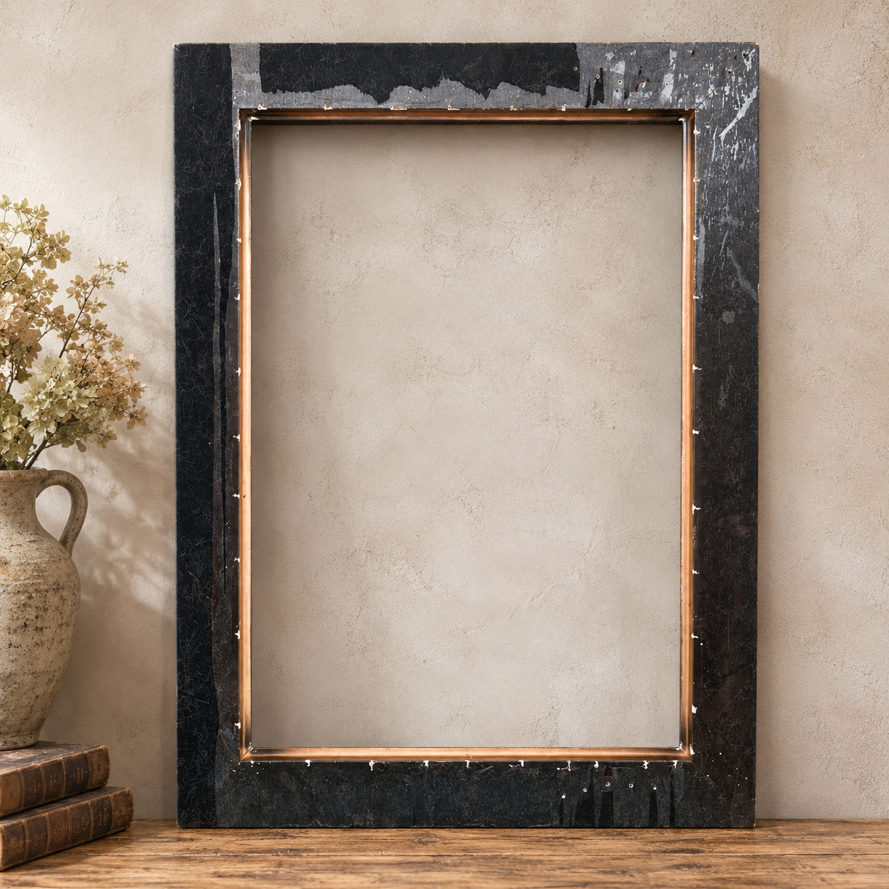 Vintage Ornate Gilt & Bronze Frame