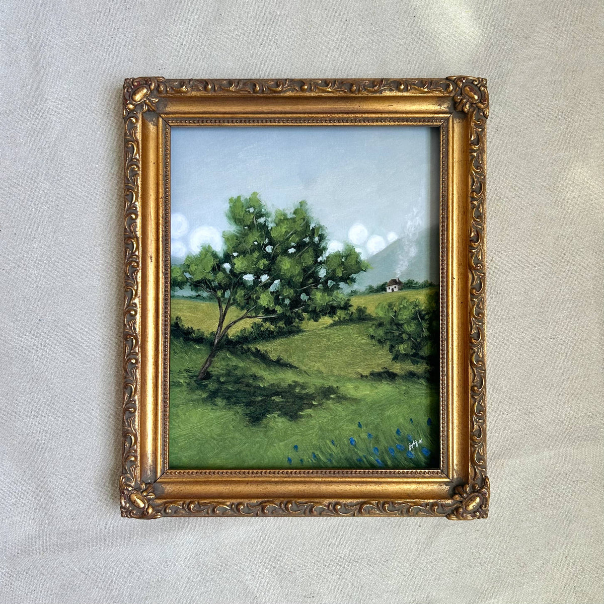 "In the Shade of Green" Fine Art Print (framed)