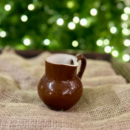 Petite Brown Glazed jug