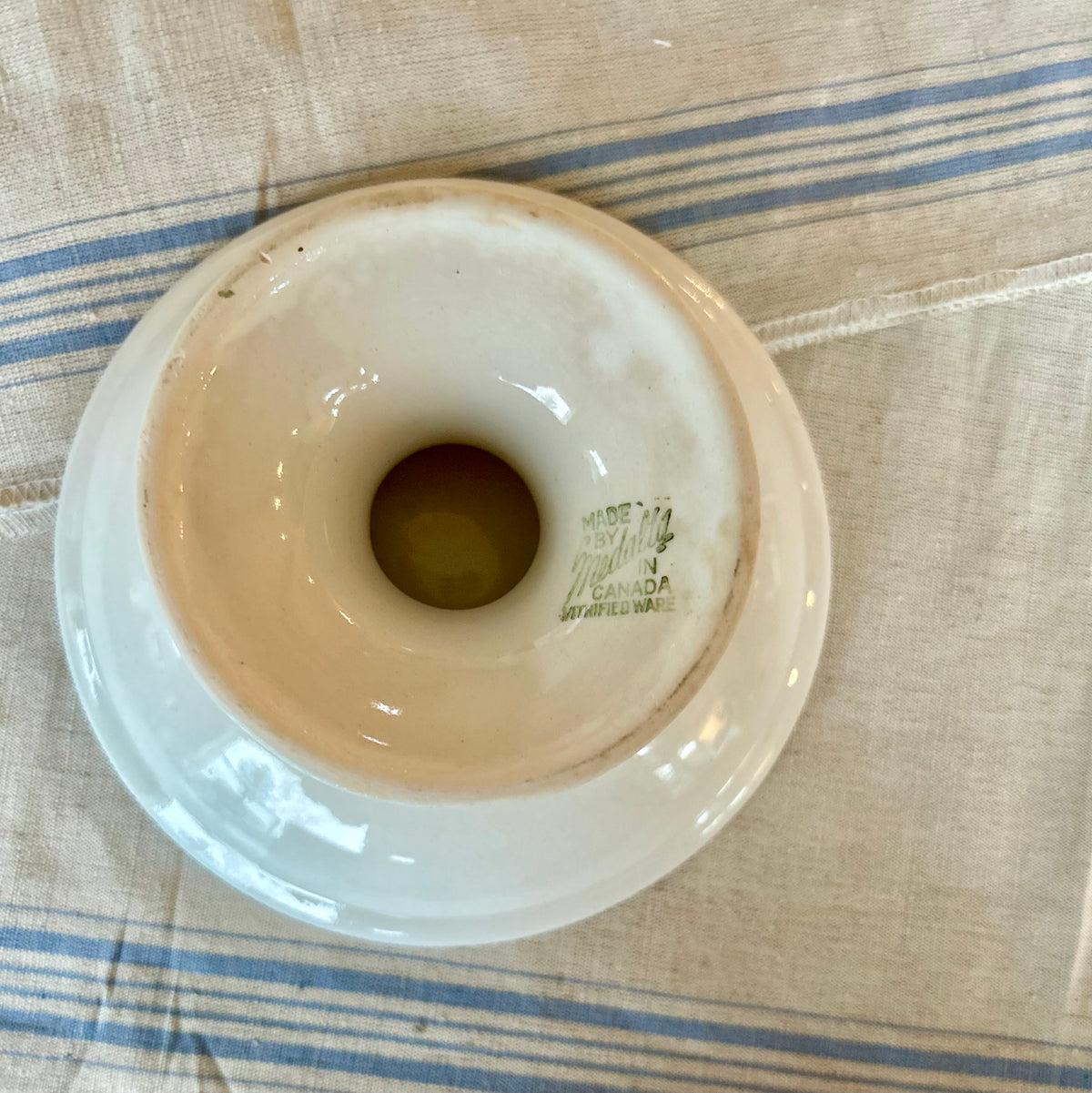 Vintage Royal Canadian Navy Pedestal Dish