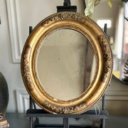 Antique French Oval Mirror
19th Century | 15” x 17”