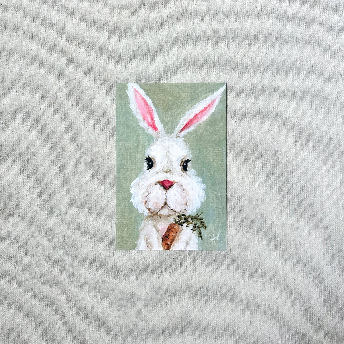 "Rufus Rabbit" Fine Art Print (Framed)