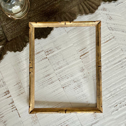 Antique French Gilded Frame with Carved Detail