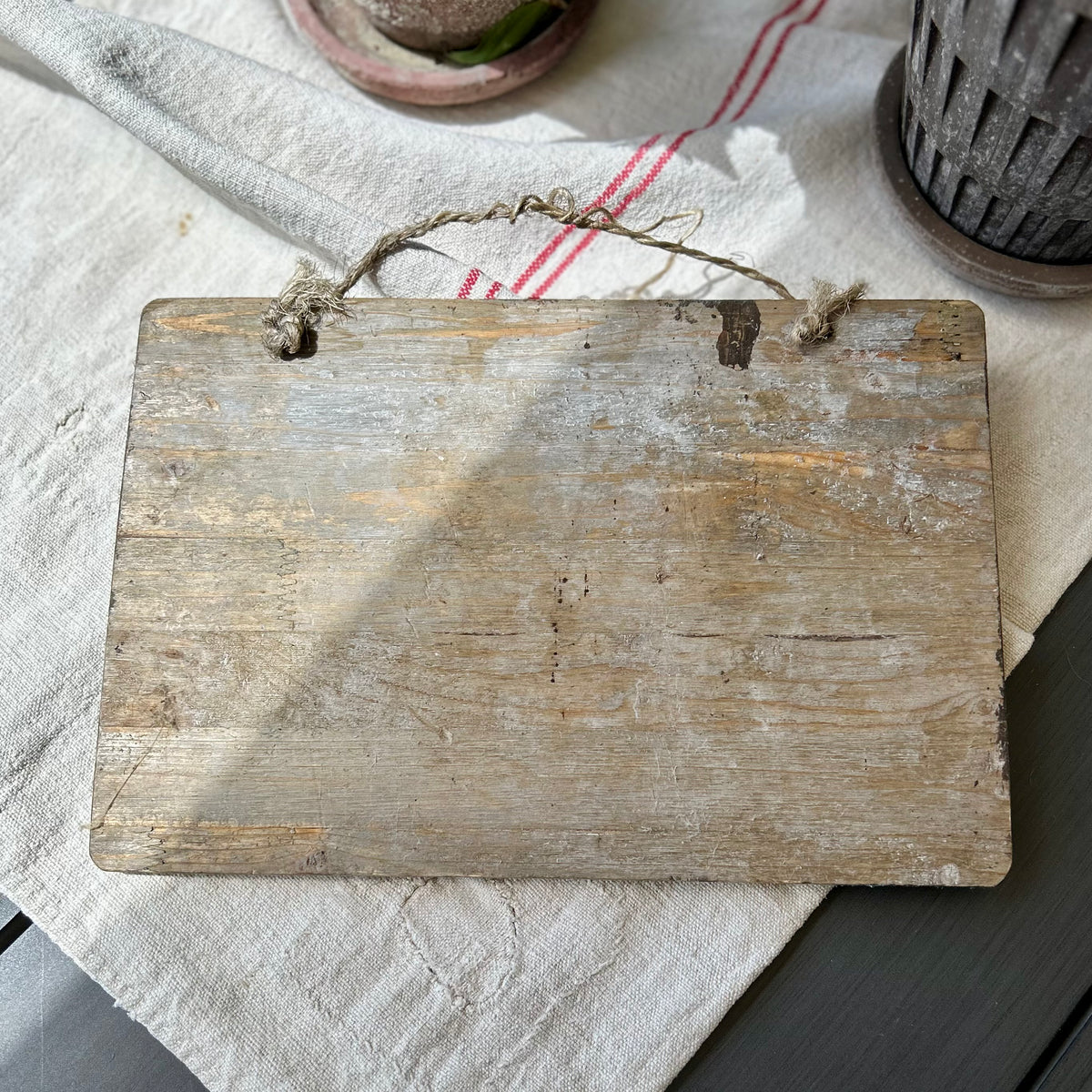 Vintage “potting shed” wooden sign