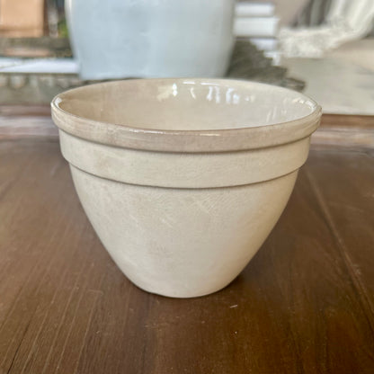Antique Traditional English ironstone Pudding Bowls