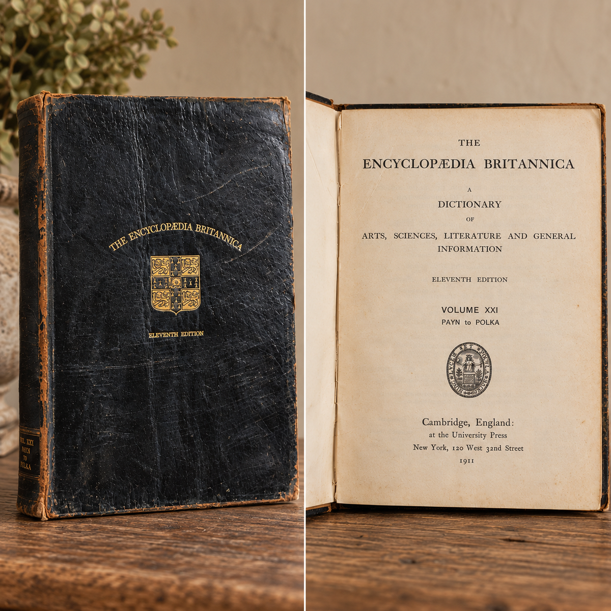 Antique Encyclopaedia Britannica — Eleventh Edition, 1911