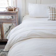 Signature Linen Cotton Blend Duvet Cover Set