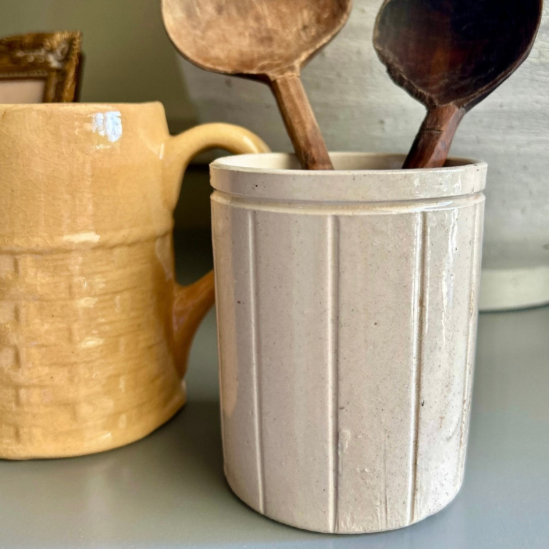 Vintage Stoneware Preserve Pot