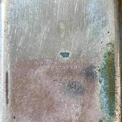 Antique Silver-Plated Table Crumb Catcher | Simeon L. & George H. Rogers Co.