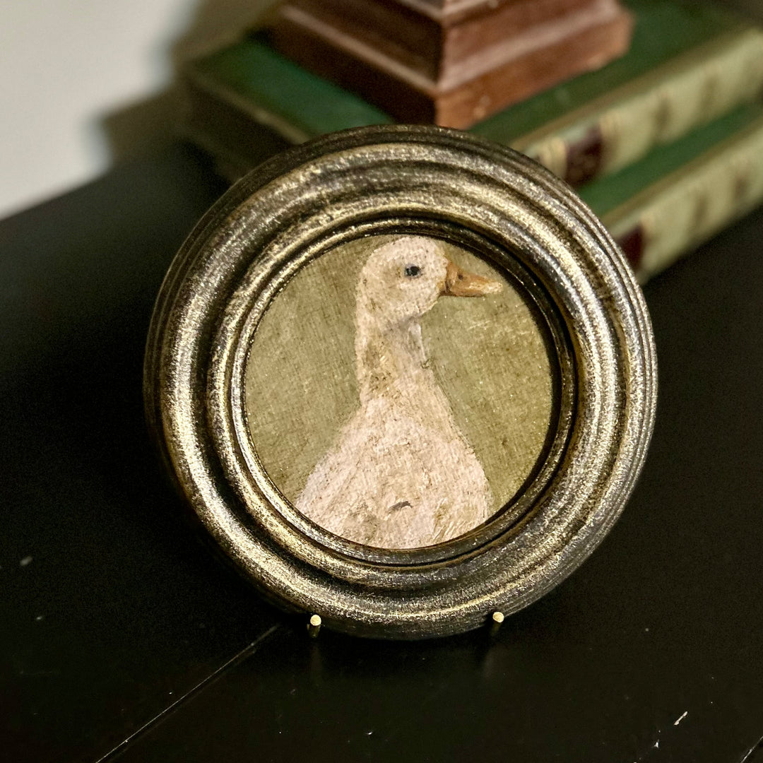 Set of Two Framed Bird Portrait Prints