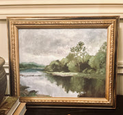 River Landscape (custom frame) 11x14”