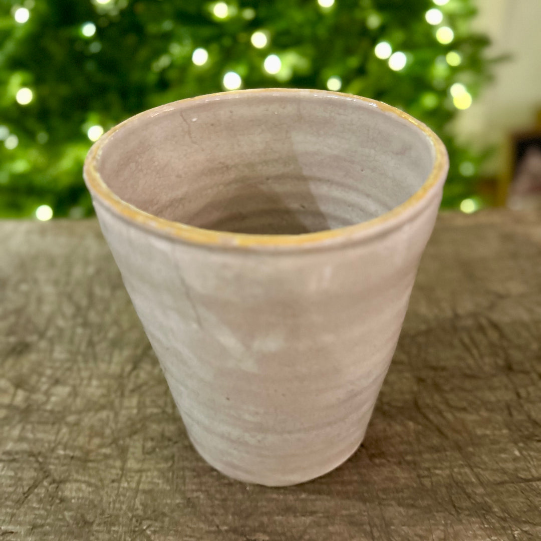 Italian antique glazed confit pots