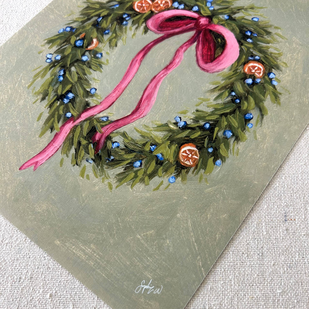 "Winter's Welcome" Framed Fine Art Print