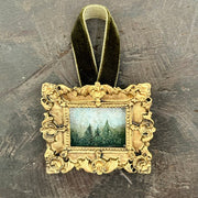 Miniature framed ornaments by Melissa Jenkins
