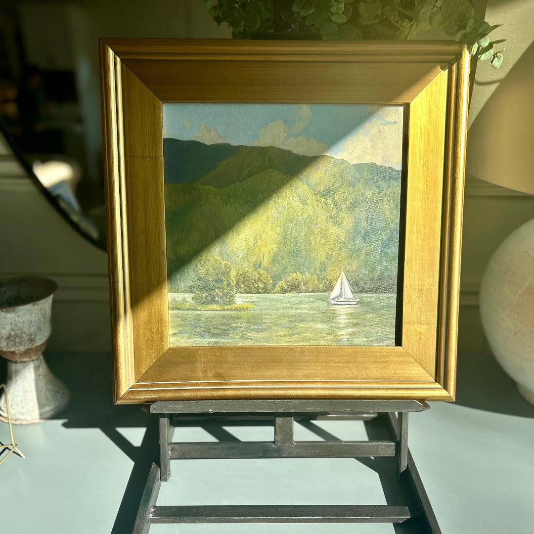 Sailing-original (framed) art by Jacob Mark