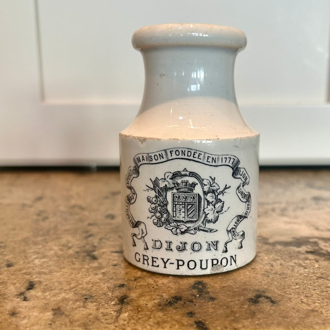 Antique mustard jars