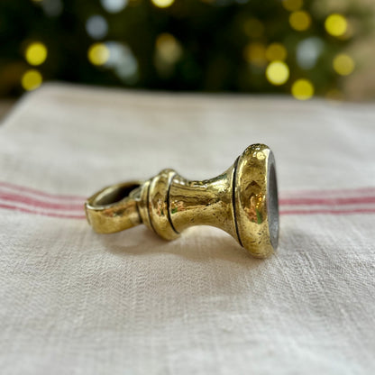 Antique Brass Bell Weight — F.J. Arnald & Son, Bristol