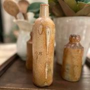 Antique Stoneware Bottle with Merchant's mark