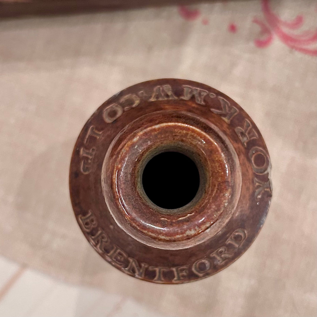 Antique English Stoneware Mineral Water Bottle – York. MW. Co Ltd, Brentford