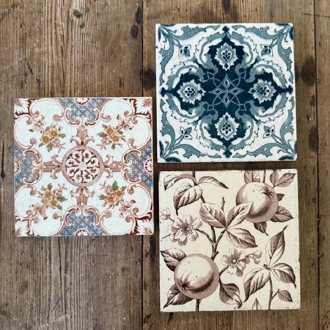 Victorian English Decorative Tile, c.1890