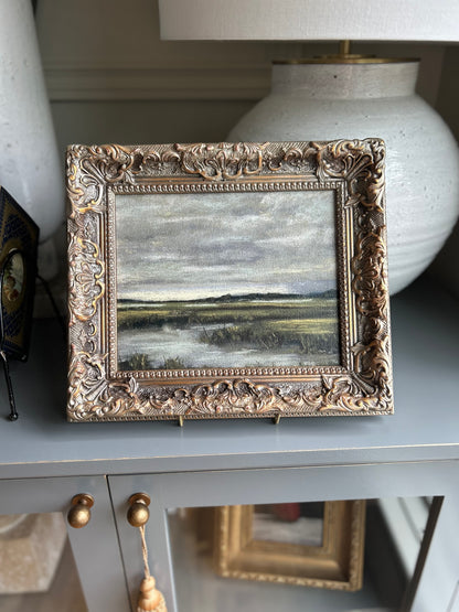 Land and Sea in Custom Vintage Frame 8x10”
