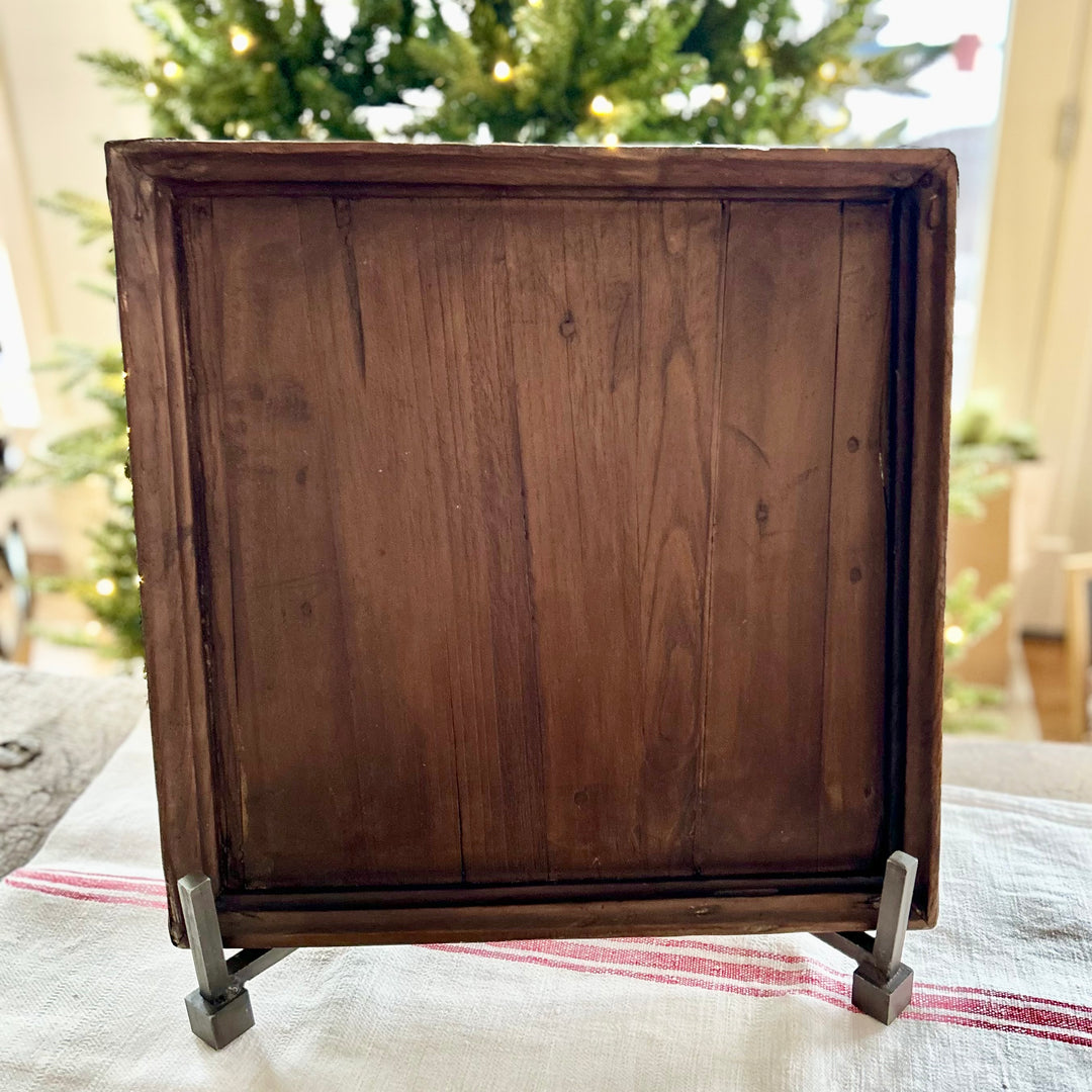 Atticus Vintage Wood Tray