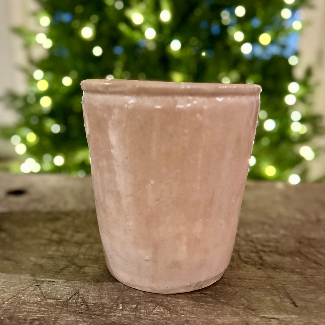 Italian antique glazed confit pots