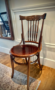 Pair of Early 20th-century  Bentwood cafe Chairs (unmarked)