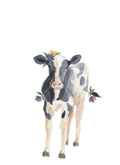 NEW Carte de souhaits - Veau / Greeting Card - Calf