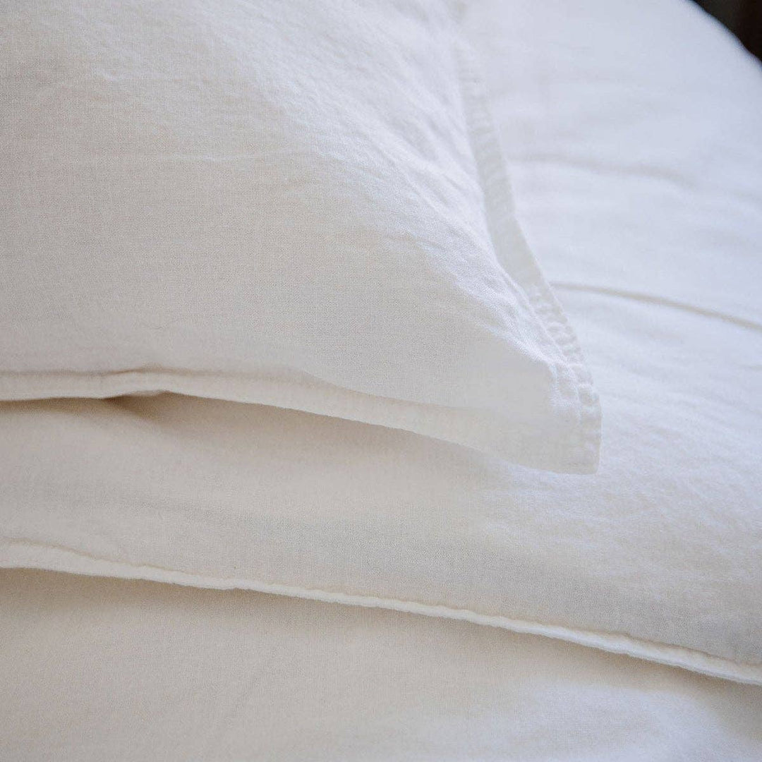 Signature Linen Cotton Blend Duvet Cover Set