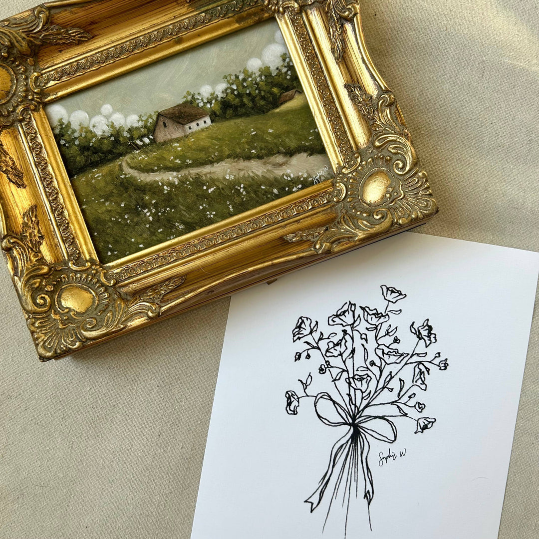 "Simple Living" Fine Art Print (framed)