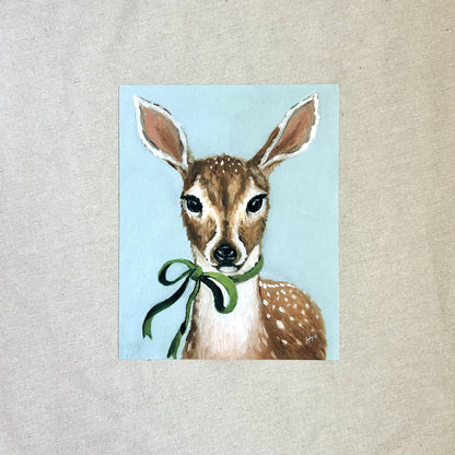 "A Fawn Named Clover" Fine Art Print (framed)